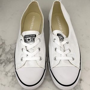Converse white Ballerina - Women size 10